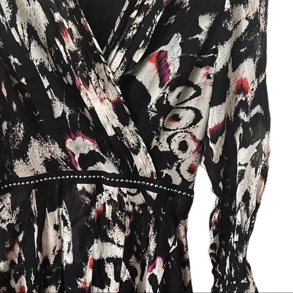 ALLSAINTS | Asymmetrical Long Sleeve Dress | Sz 2 - Picture 3 of 5